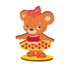 FLK-022 Набор для вышивания бисером по дереву Волшебная страна