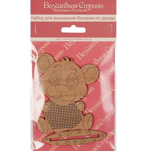 FLK-024 Набор для вышивания бисером по дереву Волшебная страна