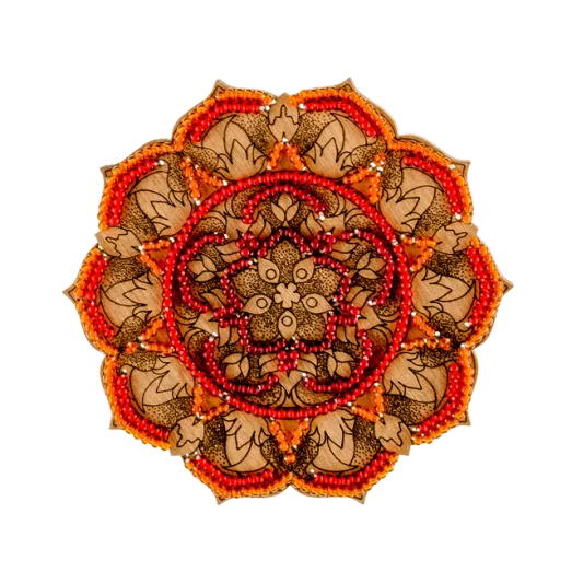 FLK-070 Набор для вышивания бисером по дереву Волшебная страна