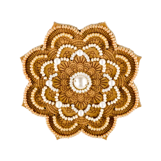 FLK-071 Набор для вышивания бисером по дереву Волшебная страна