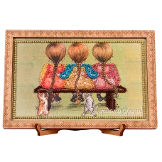 FLO-016 Открытка для вышивки бисером "Лучшему другу!"