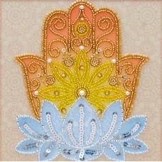 ТН-1104 Хамса - защитный амулет. Набор для вышивки бисером ТМ ВДВ