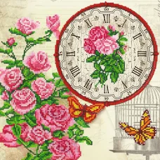 FV-159(27*27) Заготовка часы. Схема для вышивки бисером. Свит Арт