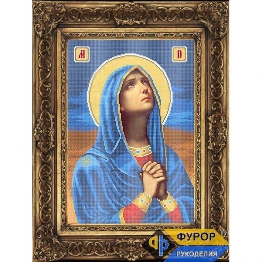 ФР-ИБ3-025-1 Святая Дева Мария. Схема для вышивки бисером ТМ Фурор Рукоделия
