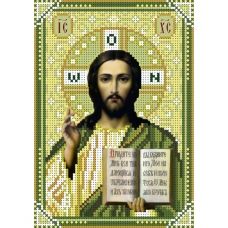 А5-И-102 Иисус Христос (Зеленый). Схема для вышивки бисером ТМ Acorns
