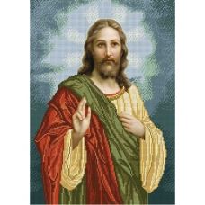 Бис 5001 Христос Спаситель (рисунок на ткани)