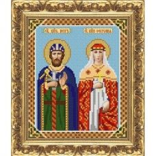 ИП-129 Св. князь Петр и Св. княгиня Феврония. Схема для вышивки бисером. Велисса