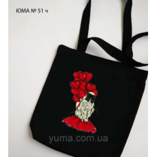 ЮМА-СК-51Ч Пошитая сумка под вышивку бисером ТМ ЮМА