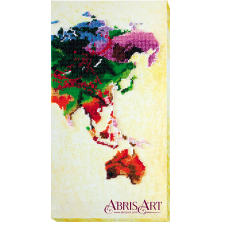 АВ-465 Карта мира. Набор для вышивки бисером. Абрис Арт