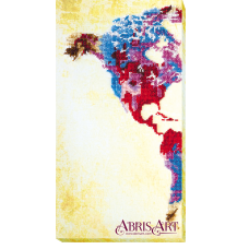 АВ-463 Карта мира. Набор для вышивки бисером. Абрис Арт