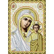 А5-И-074 Казанская богородица золото. Схема для вышивки бисером ТМ Acorns