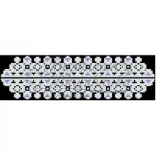 КЛдЧ-058 Бисерная заготовка клатч черный. Барвыста Вышиванка