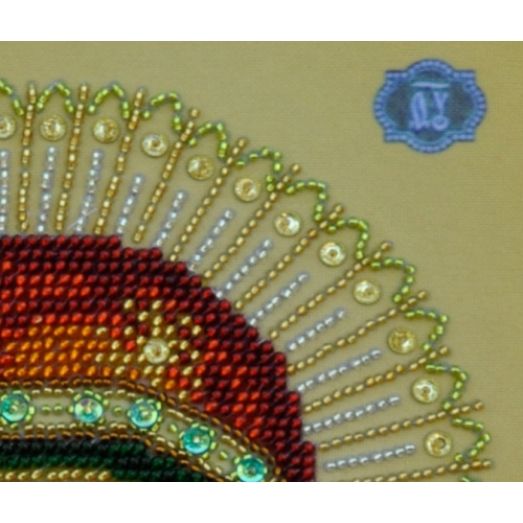 Р-108 Казанская Икона Божией Матери. Наборы для вышивки бисером. ТМ Картины бисером