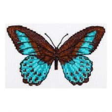 М-0218 Бабочка. Набор для вышивки нитками ВДВ