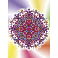 А3-К-816 Мандала Любовь. Схема для вышивки бисером ТМ Acorns