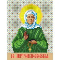 БИС-4512 Св.Матрона Московская. Схема для вышивки бисером Арт Лар