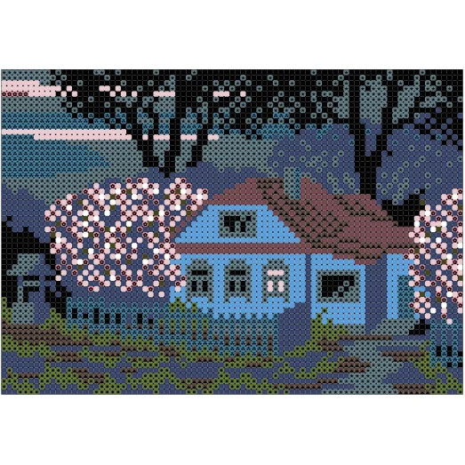 ФПК-5011 Майская ночь. Схема для вышивки бисером Феникс