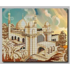 ОСЧ-09 Мечеть. Схема для вышивки бисером. Орхидея