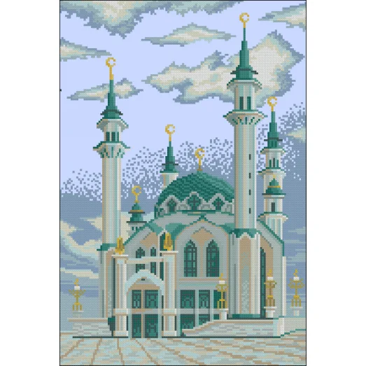 ФЧК-3173 Мечеть после дождя. Схема для вышивки бисером Феникс