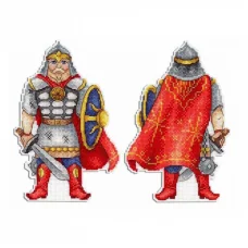 Р-411 Богатырь. Набор для вышивки крестом МП Студия