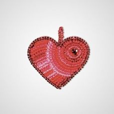 РВ2005 Набор для вышивки бисером Сердце Любовь. Нова Слобода