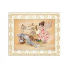 РК-510 Фея шитья. Набор для вышивания крестом М.П. Студия