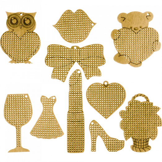 FLSW-001 Набор заготовок для вышивания по дереву Волшебная Страна