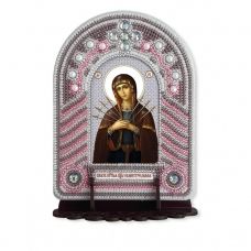 ВК1026 Богородица Семистрельная. Набор для вышивки бисером Нова Слобода