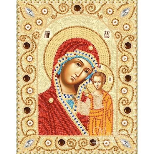 НИК-5302 Богородица Казанская. Набор для вышивки бисером Маричка 