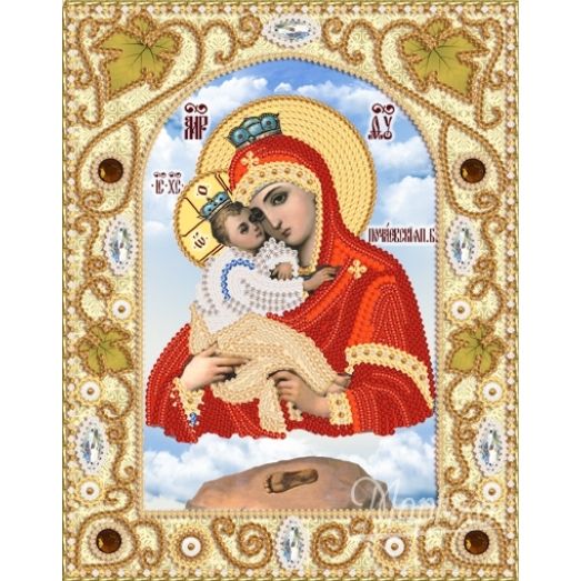 РИК-4015 Схема для вышивки бисером Почаевская икона Божией Матери