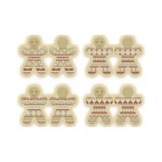 А3-К-424 Новогодние игрушки Пряничный человечек. Схема для вышивки бисером ТМ Acorns