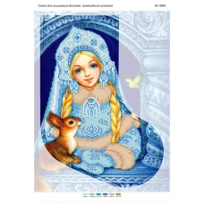 НС-3004 Заготовка для вышивки новогоднего сапожка. ТМ Сяйво БСР