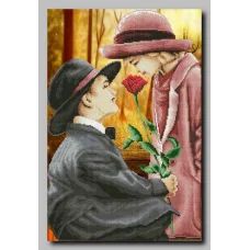 ОСЧ-35 Детская любовь №4. Схема для вышивки бисером. Орхидея