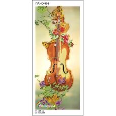 КЛВ-006 (Панно) Скрипка. Схема для вышивки бисером Кольорова