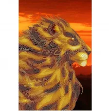 АХ2-055 Царь зверей. Схема для вышивки бисером. А-Строчка