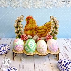 ПФК_203 Подставка из фанеры для пасхальных яиц под вышивку ТМ Virena