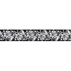 ПСд-072 Бисерная заготовка пояс черный.Барвыста Вышиванка