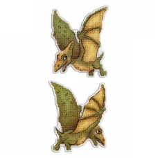 Р-300 Динозавры. Набор для вышивки крестом МП Студия