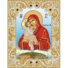 РИК-4015 Почаевская икона Божией Матери. Схема для вышивки бисером ТМ Маричка