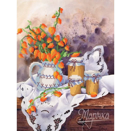 РКП-209 Китайские фонарики. Схема для вышивки бисером. Маричка