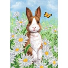 РКП-4-053 Забавный кролик. Схема для вышивки бисером. Маричка
