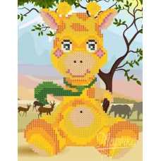 РКП-5-013 Оранжевый жираф. Схема для вышивки бисером. Маричка