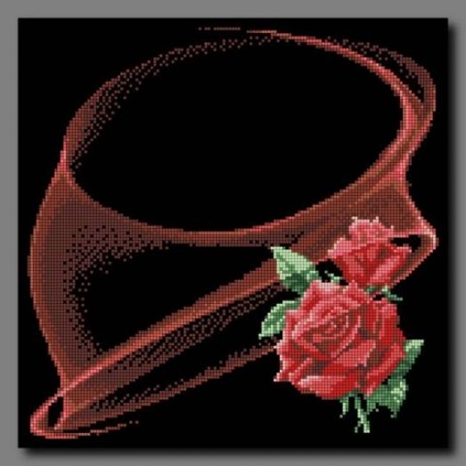 А-086 Розы и кольца. Схема для вышивки бисером ТМ Орхидея