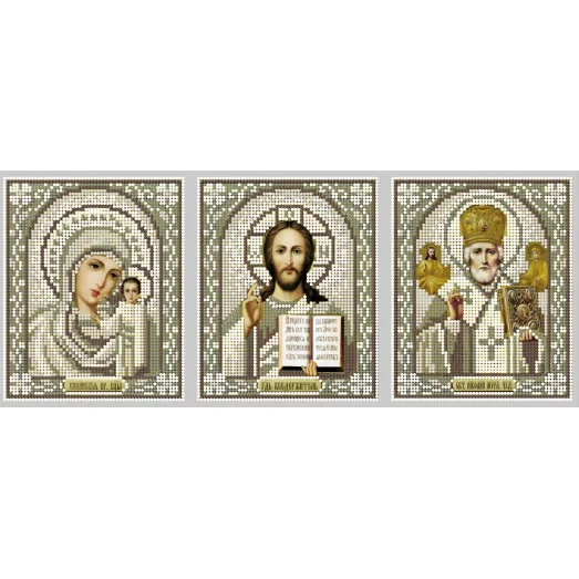 RT-002 (17*39) Иконостас. Схема для вышивки бисером СвитАрт