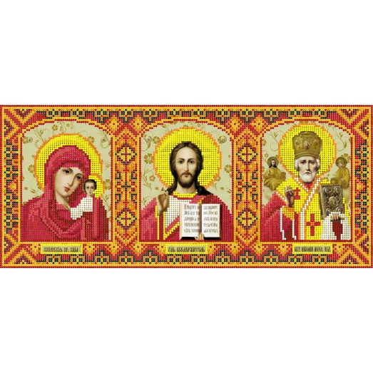 RT-008 (17*39) Иконостас. Схема для вышивки бисером СвитАрт