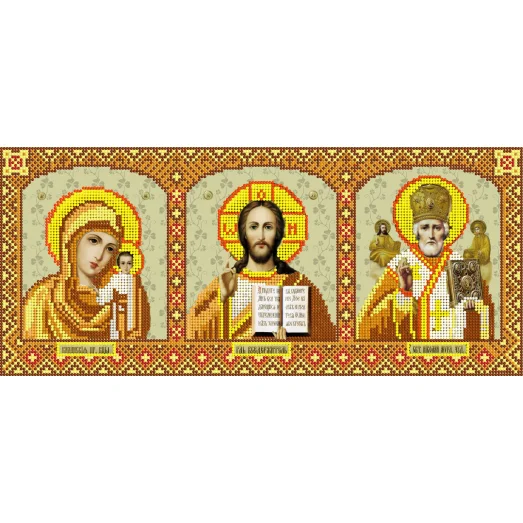 RT-009 (17*39) Иконостас. Схема для вышивки бисером СвитАрт