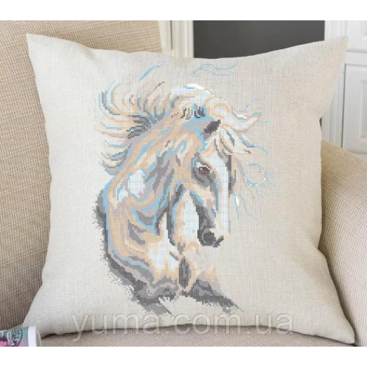 Юма-ДП-010 Наволочка для вышивки с подушкой ТМ ЮМА