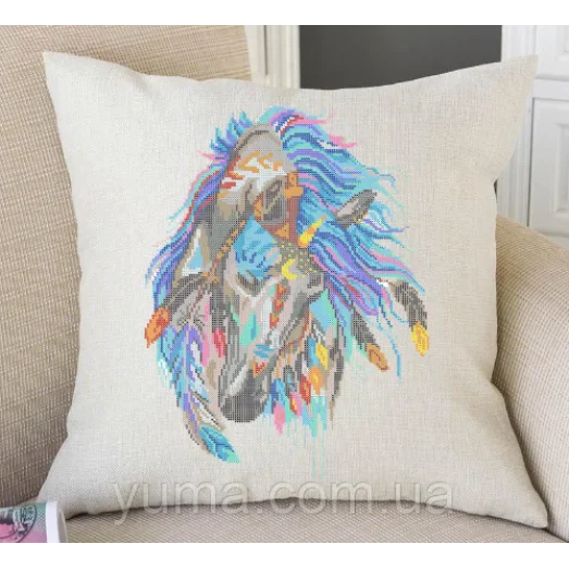 Юма-ДП-011 Наволочка для вышивки с подушкой ТМ ЮМА