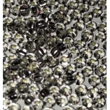 00304 Бисер прозрачный с черной полоской внутри Preciosa