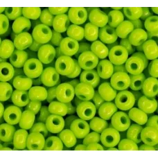 16А54 Бисер Preciosa ярко-салатовый, непрозрачный